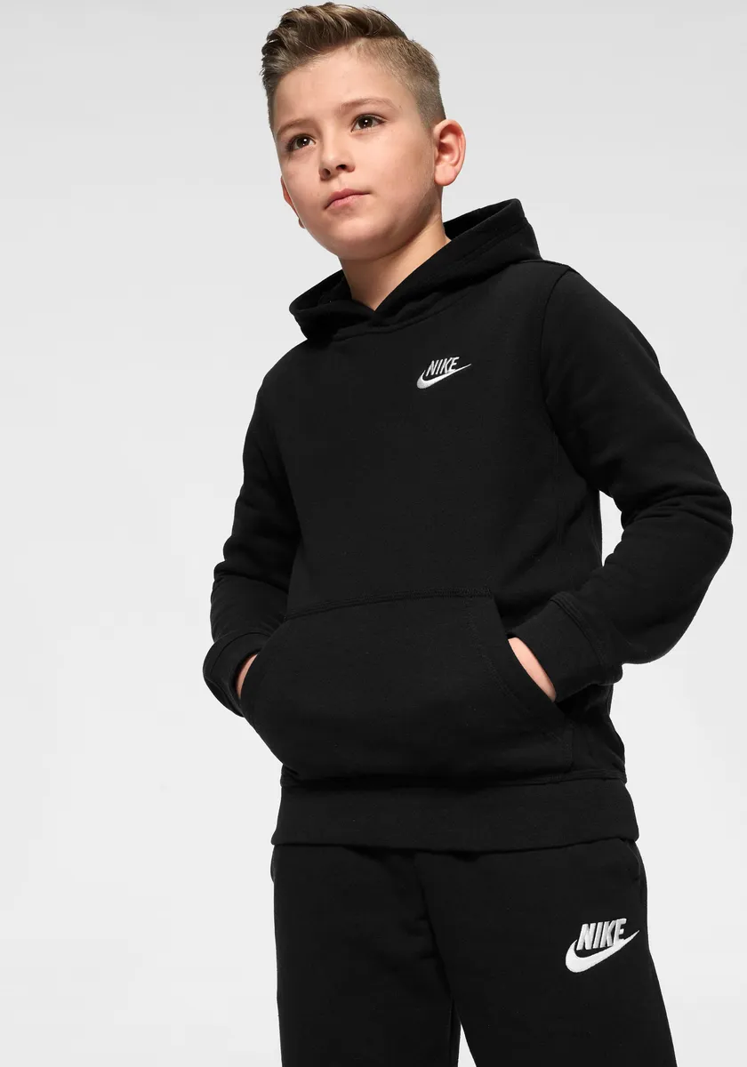 

Толстовка с капюшоном Nike Sportswear "Club Big Kids' Pullover Hoodie", черный