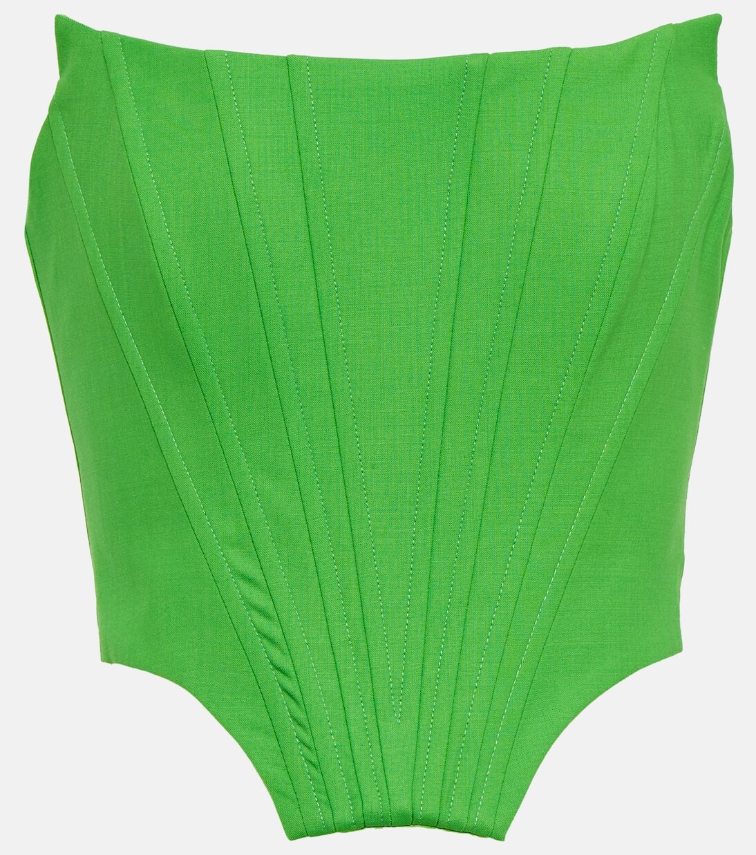 

Топ-бюстье из смесовой шерсти Giuseppe di Morabito, Shocking Green