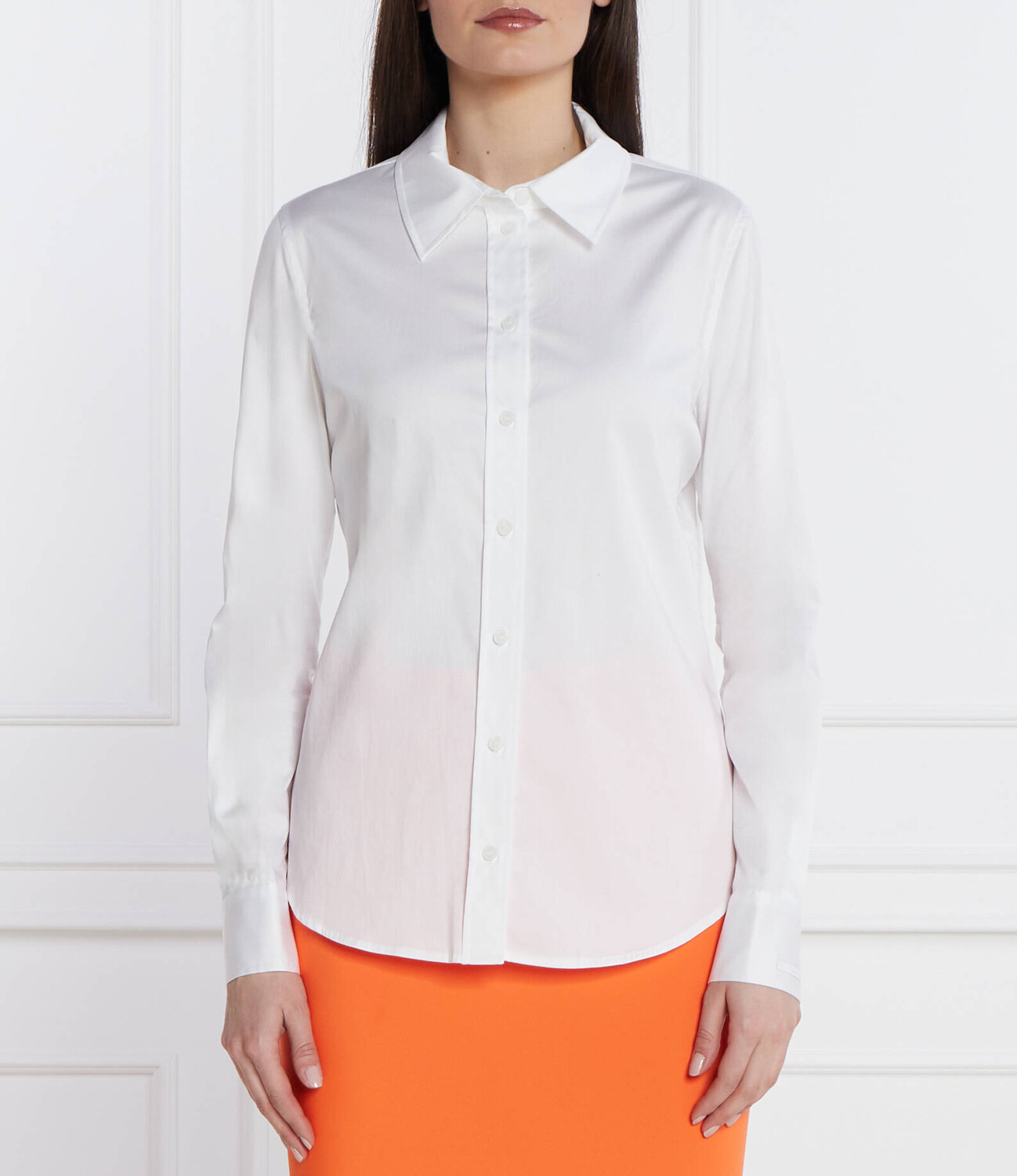 

Рубашка Calvin Klein Slim Fit, белый