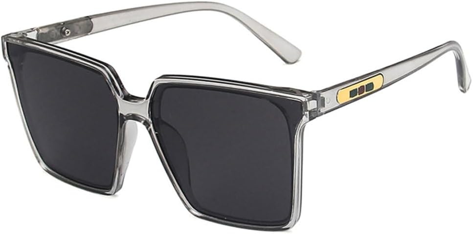 

Солнцезащитные очки в стиле ретро с квадратной оправой, модель 2027 года, для женщин, солнцезащитные очки для мужчин, квадратные очки с защитой от УФ-излучения UV400 MTZJH, Gray Gray