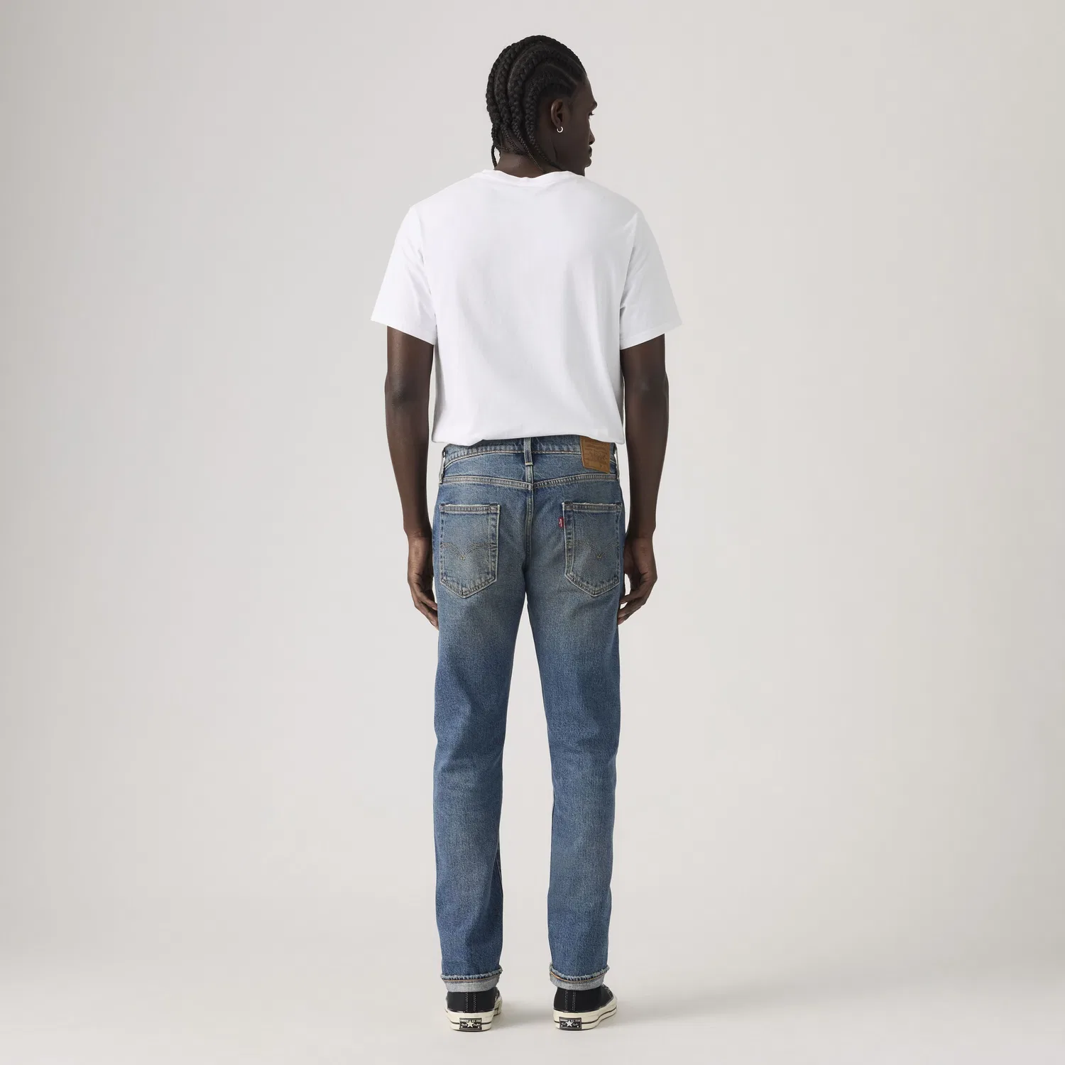 Мужские джинсы 502 Taper Selvedge Levi's, Medium Wash — фото 3