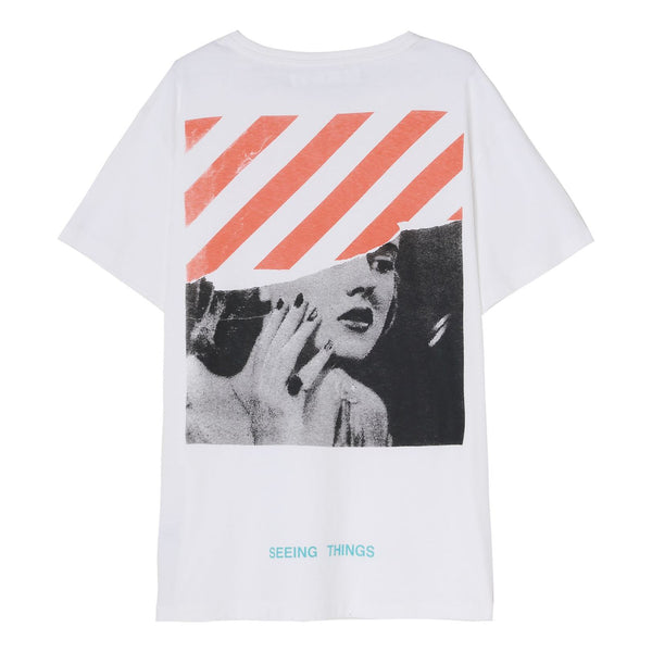 

Футболка printing short sleeve loose fit white Off-White, белый