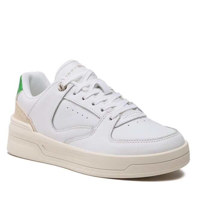 

Кроссовки Tommy Hilfiger LeatherBasket Sneaker, белый