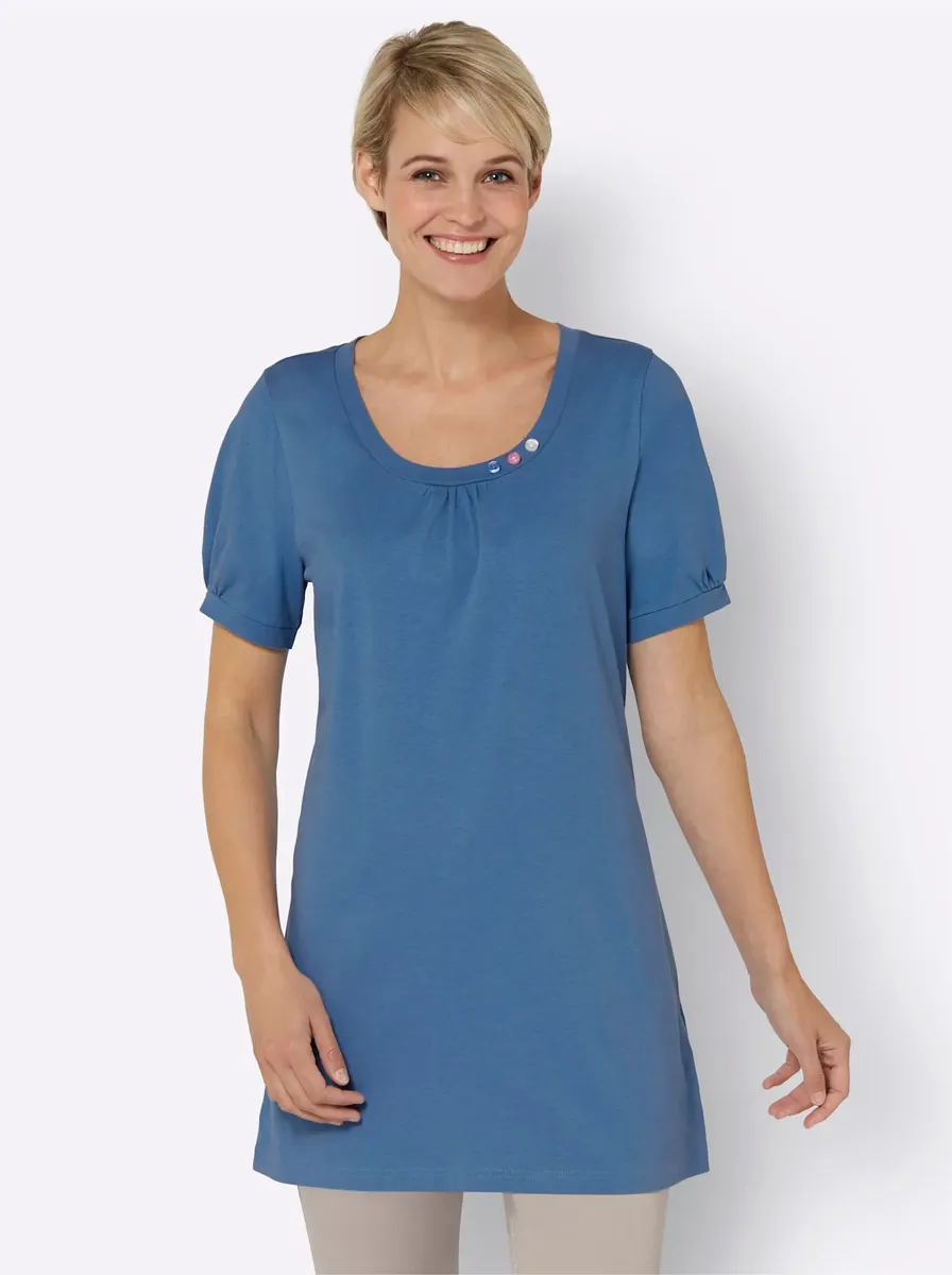 

Длинная рубашка Classic Basics "Long Shirt", синий