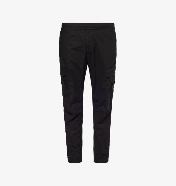 

Брюки классического кроя из эластичного хлопка с фирменной нашивкой Multi-Pockets. Stone Island, черный