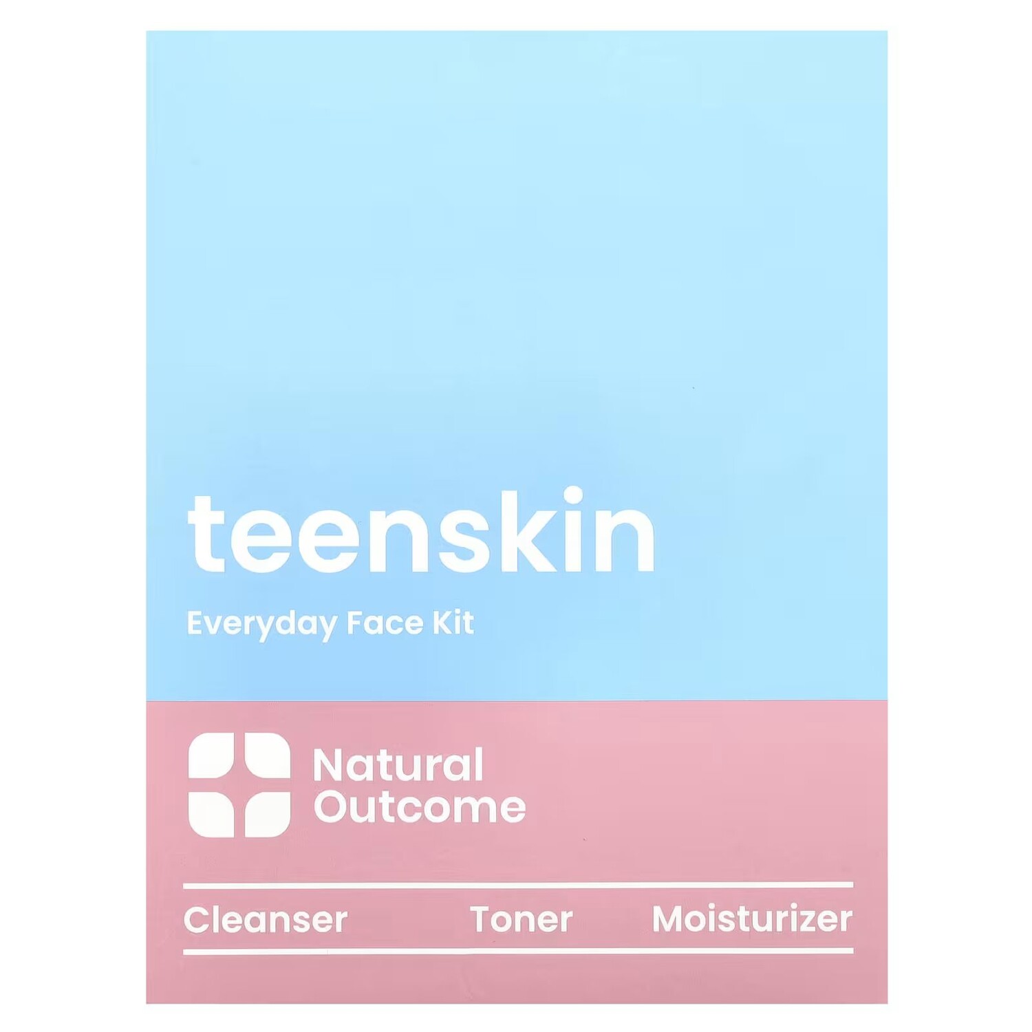 Набор Natural Outcome — Teen Skin, Набор для лица на каждый день, набор из 3 предметов , 150 мл — фото 2