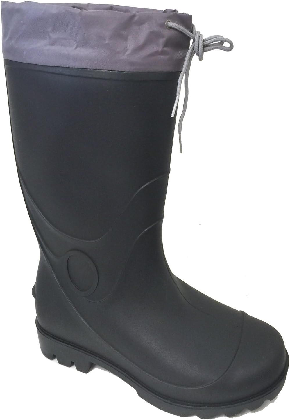 

Мужские резиновые сапоги G4U-C9A9 черного цвета водонепроницаемые с шнурком противоскользящие для снега, грязи и работы G4U-RM, черный