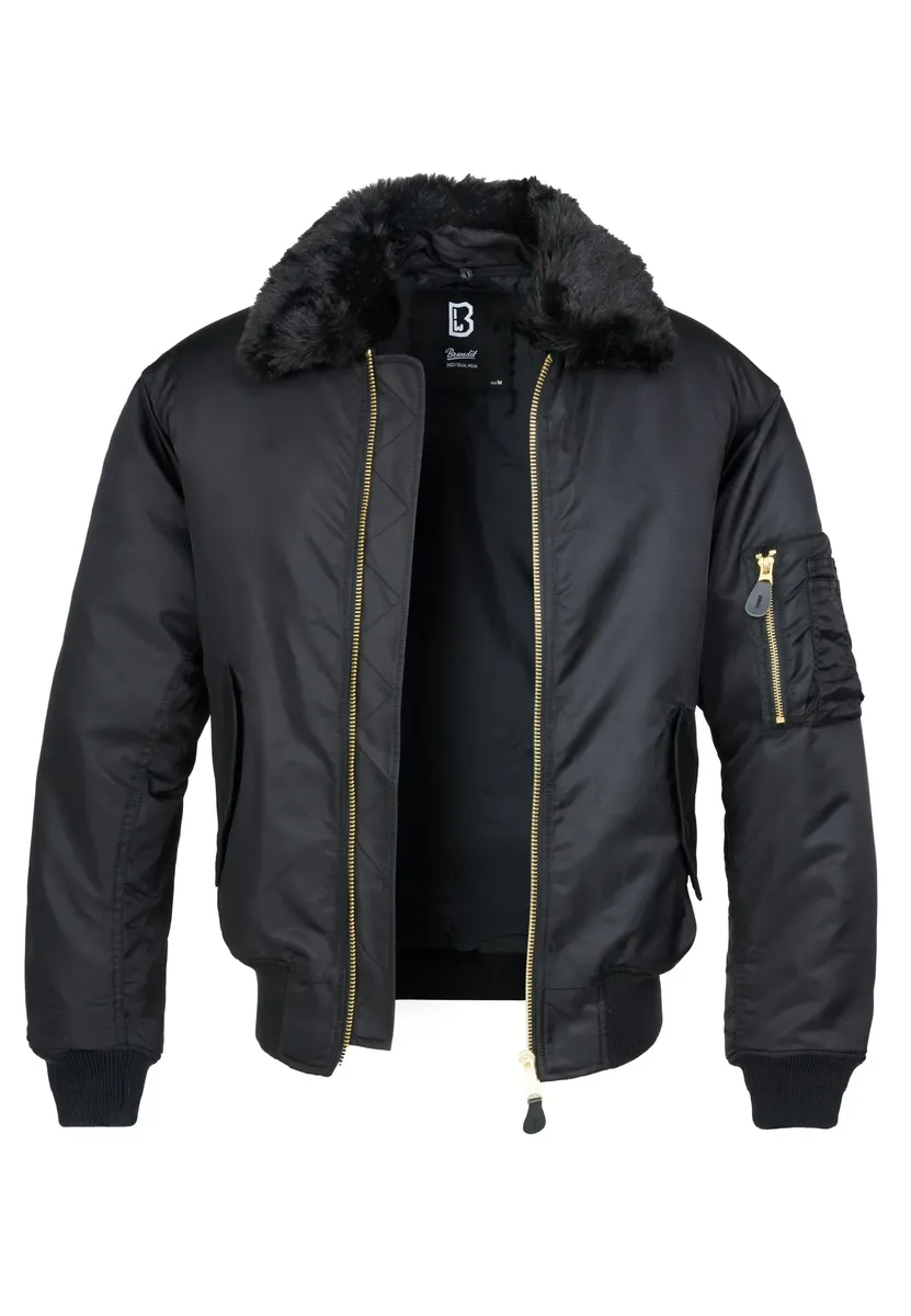 

Зимняя куртка Brandit " Brandit Men's MA2 Jacket Fur Collar" (1 шт.), без капюшона, черный
