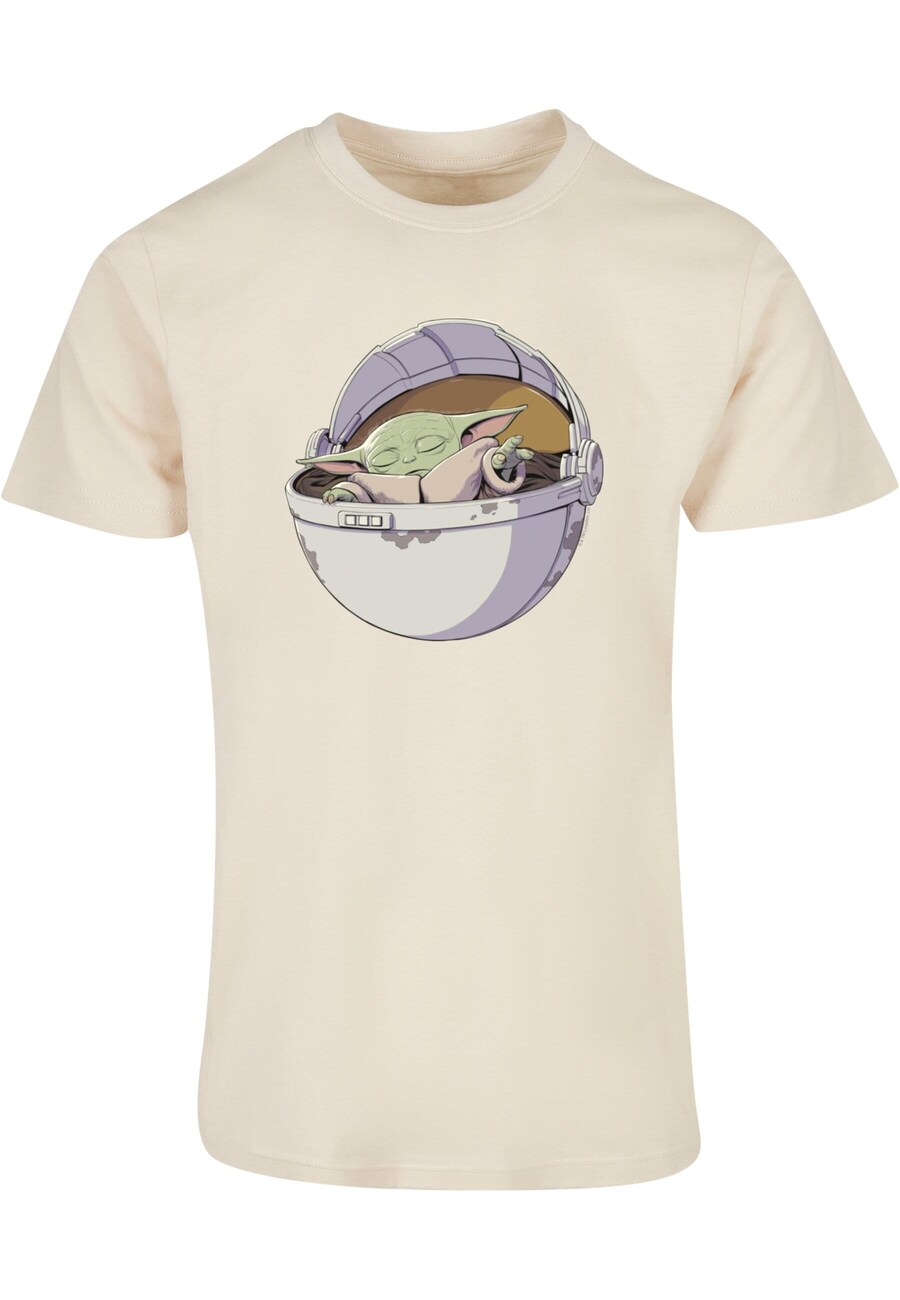 

Классическая футболка ABSOLUTE CULT Shirt Star Wars - The Mandalorian, бежевый