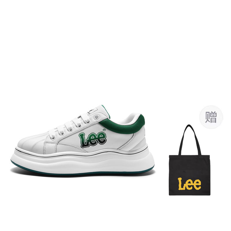 

Lee Скользоустойчивые низкие скейтерские туфли для мужчин с увеличенной высотой - зеленые (включая сумку для покупок), цвет Green (Shopping Bag Included)