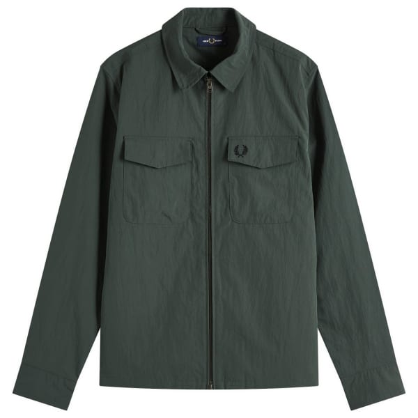 

Рубашка с застежкой-молнией Fred Perry, зеленый