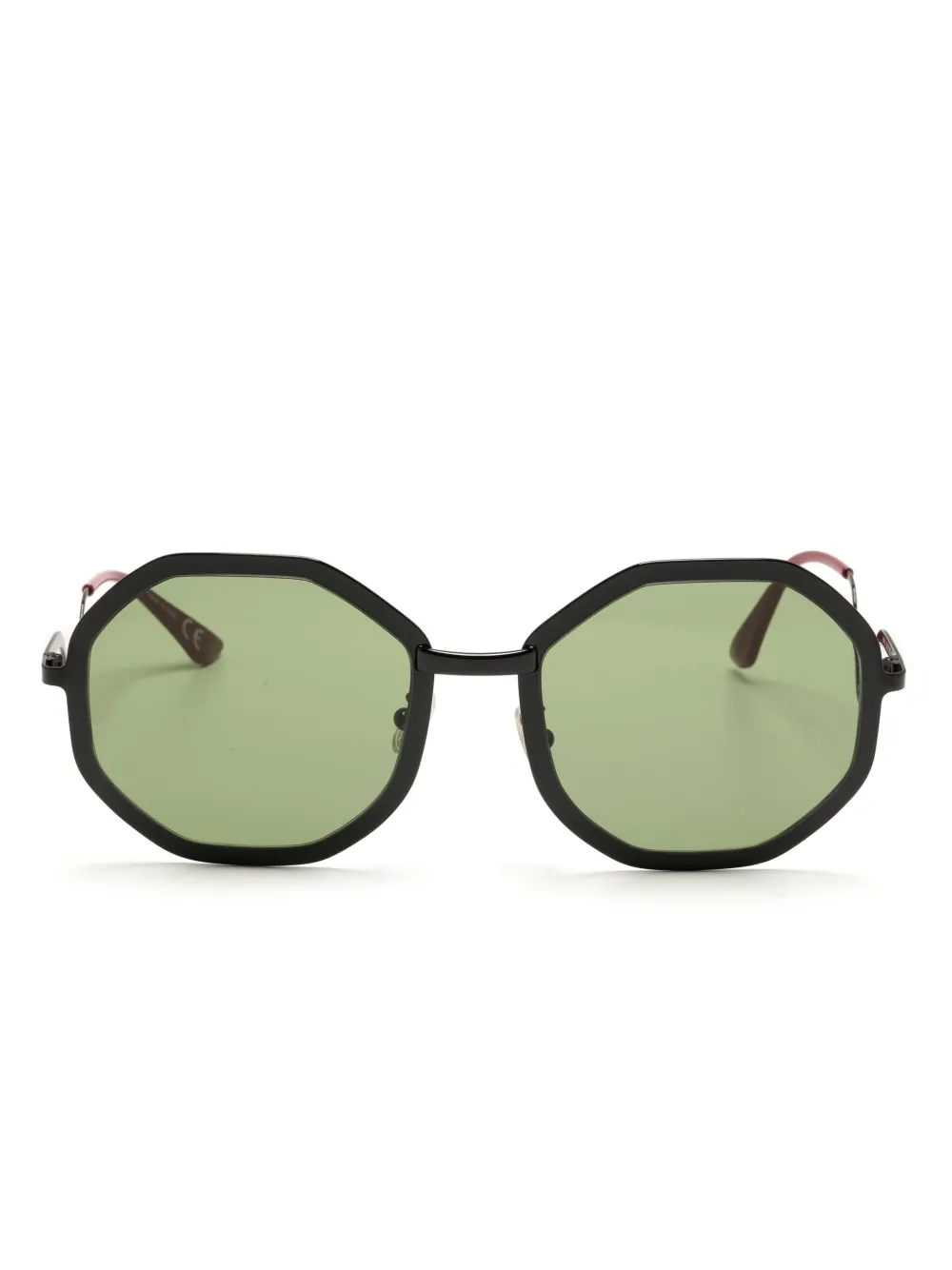 

Солнцезащитные очки Kamiora Mine в восьмиугольной оправе Marni Eyewear, черный