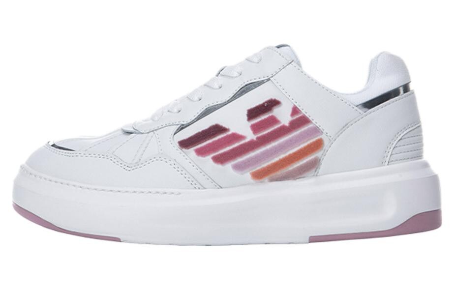 

Кроссовки EMPORIO ARMANI Skateboarding Shoes Women's Low-top White, белый