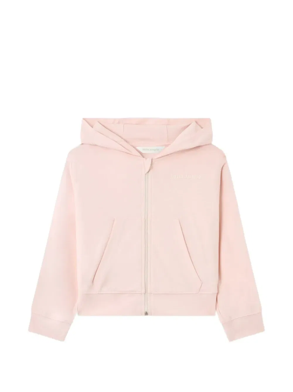 Худи с полосками и логотипом Palm Angels Kids, розовый