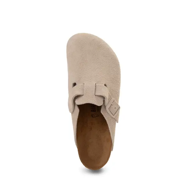 Мужские сабо Birkenstock Boston с мягкой стелькой, белый — фото 3