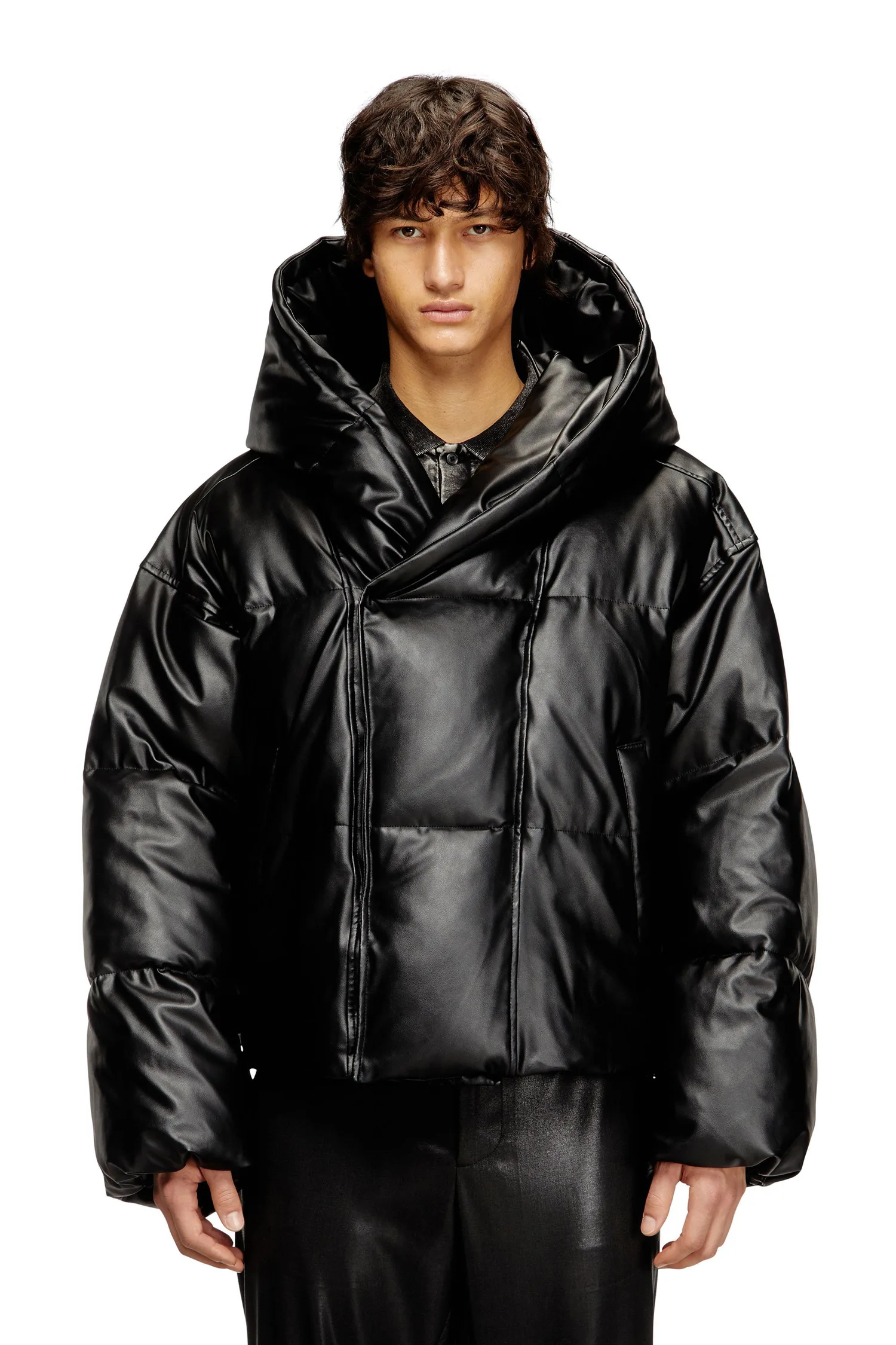 Мужская пуховая куртка W-MYLEY Diesel, black