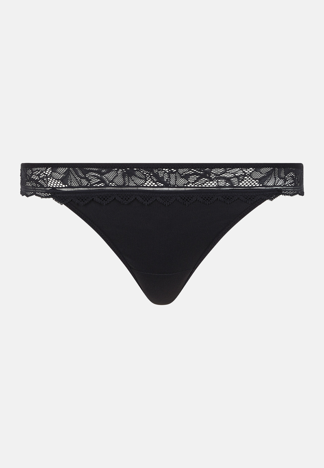 

Стринги Chantelle Tanga Easy Feel Floral Touch, черный