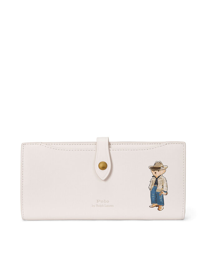 

Большой кошелек Polo Ralph Lauren, экрю