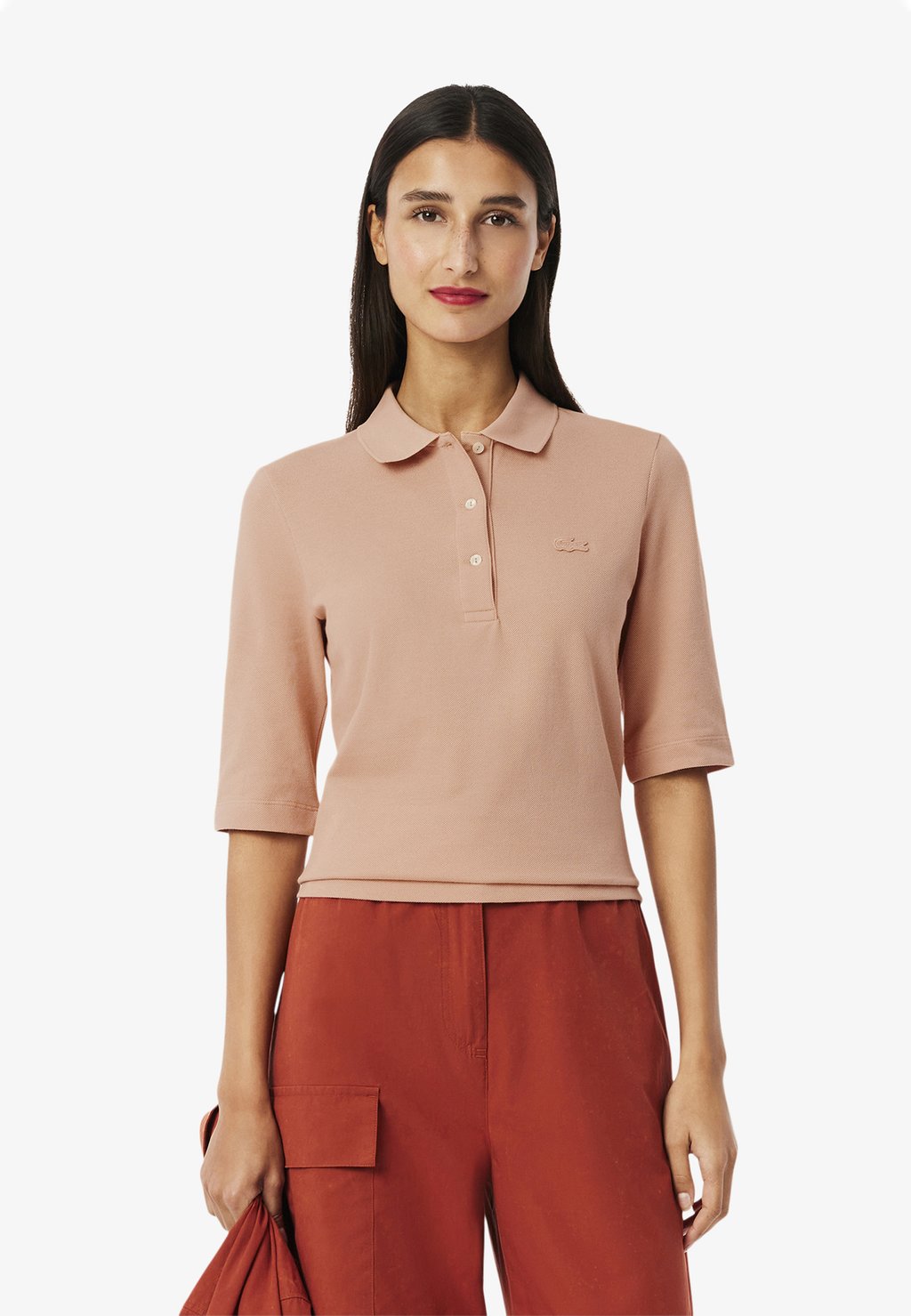 

Рубашка поло Lacoste, розовый