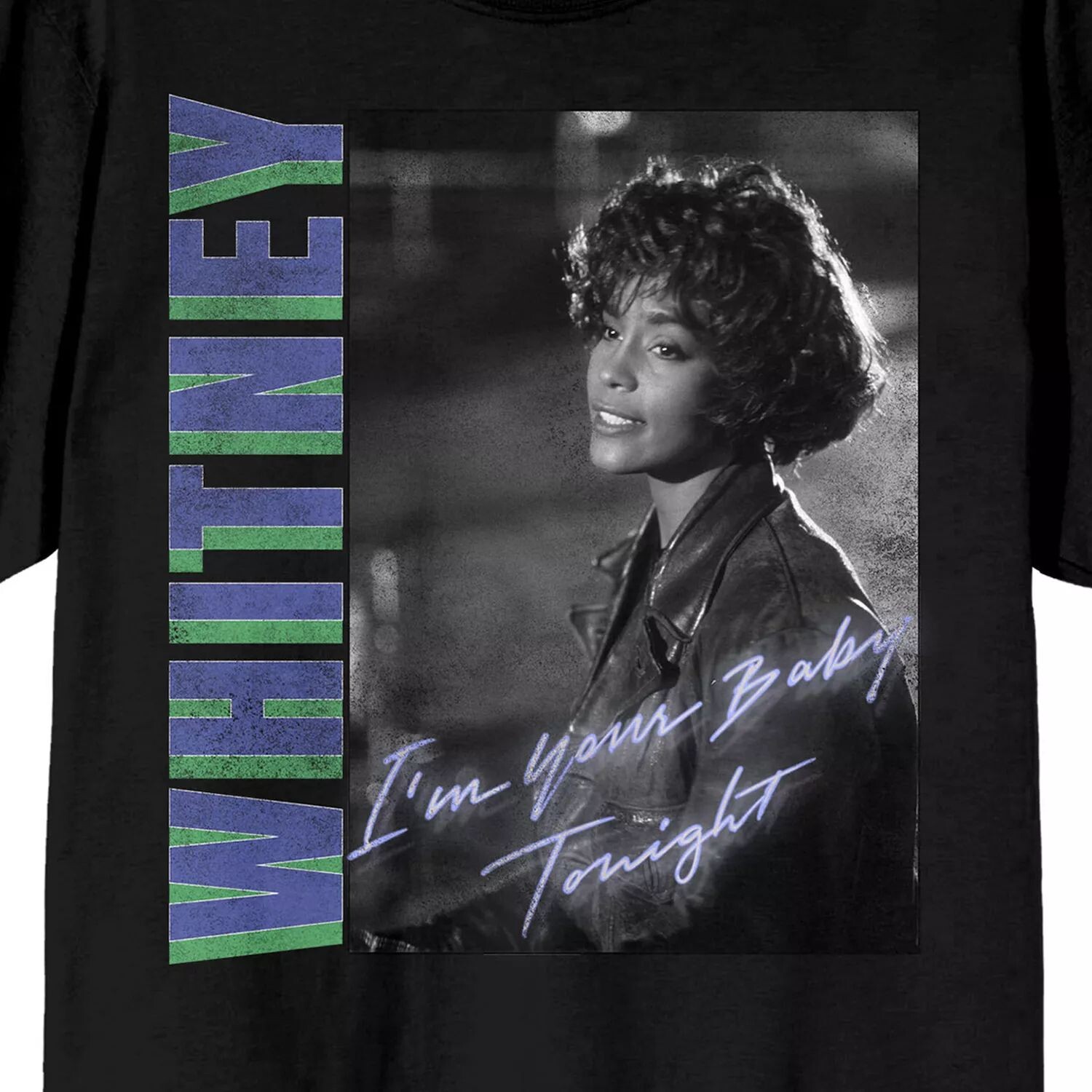 

Детская футболка с рисунком Whitney Houston для юниоров Licensed Character