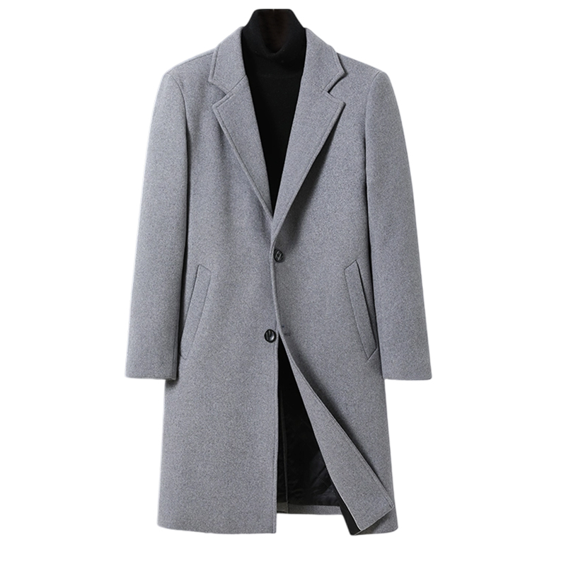 

Пальто Unisex с воротником-стойкой, умеренно прямое VanCamel, серый