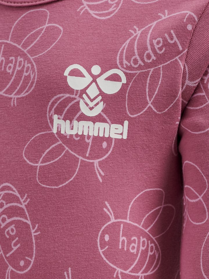 Комбинезон на кнопках Hummel для девочек Hmlbeatrix в цвете HEATHER ROSE Hummel — фото 3