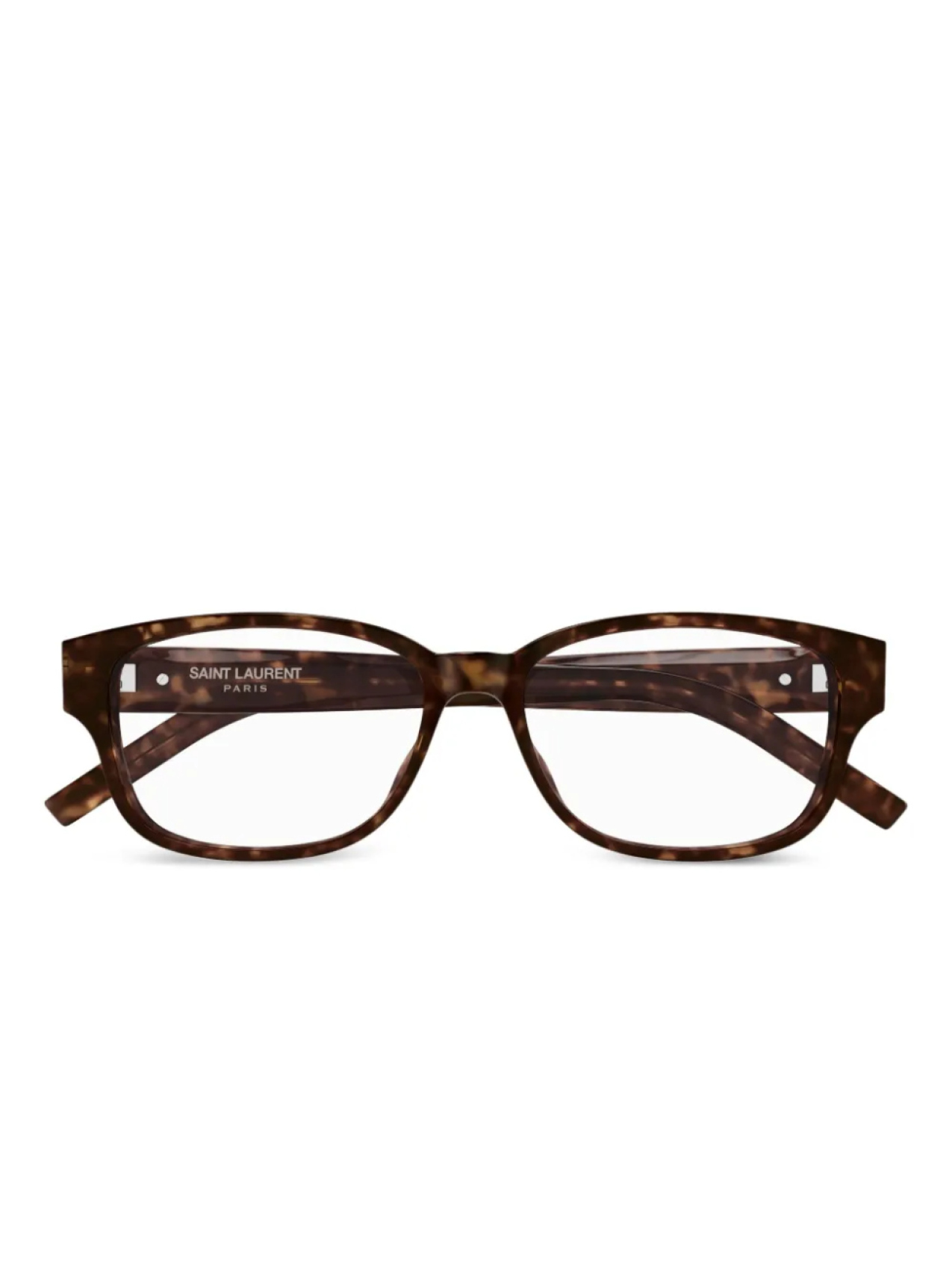

Saint Laurent Eyewear rectangle-frame очки, коричневый