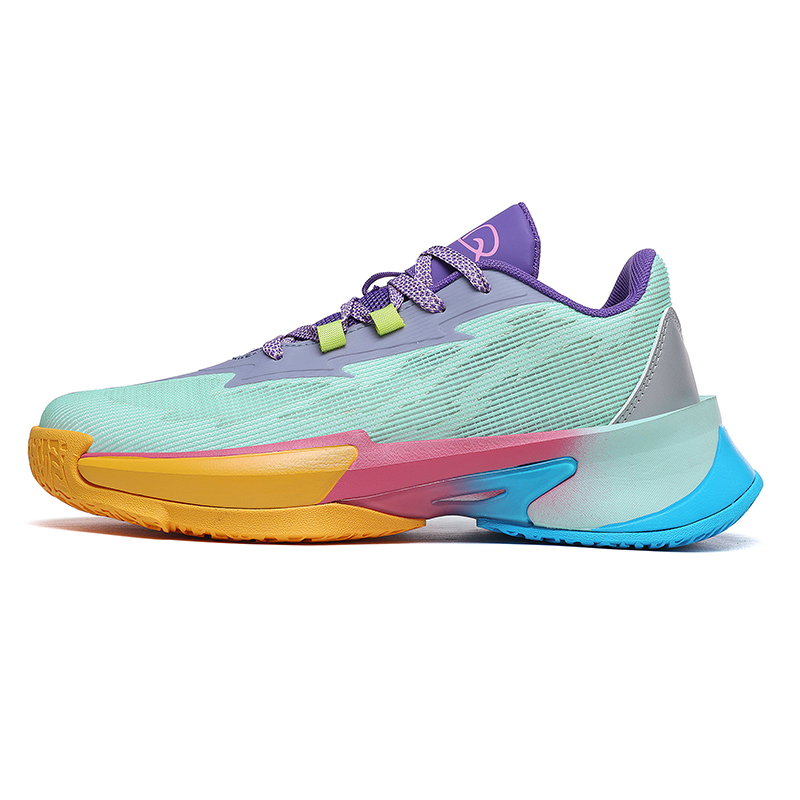 

MUSNODO Стойкие к скольжению и истиранию баскетбольные кроссовки Low Top Unisex Purple Moon, цвет Purple Moon