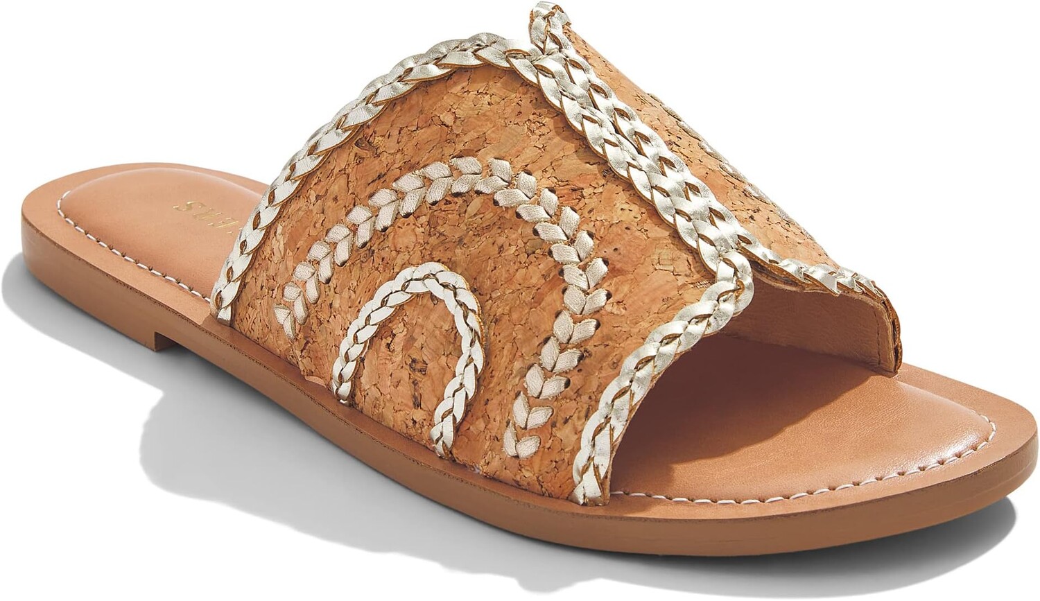 

Сандалии Jack Rogers Seagate Braided Flat Sandal, цвет Cork/Platinum