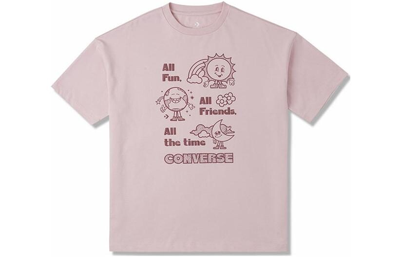 

Футболка OS BLOCK PARTY TEE женская розовая Converse