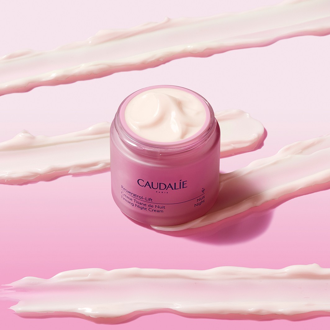 Крем для лица resveratrol lift kräuter-nachtcreme Caudalie, объем 50 мл — фото 2