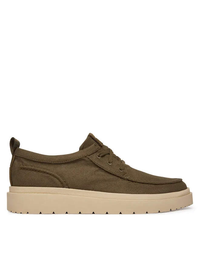Clarks Низкие зеленые мокасины Polden Moc 26186615