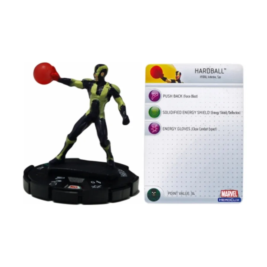 

Хардбол, Marvel HeroClix - Captain America - Singles