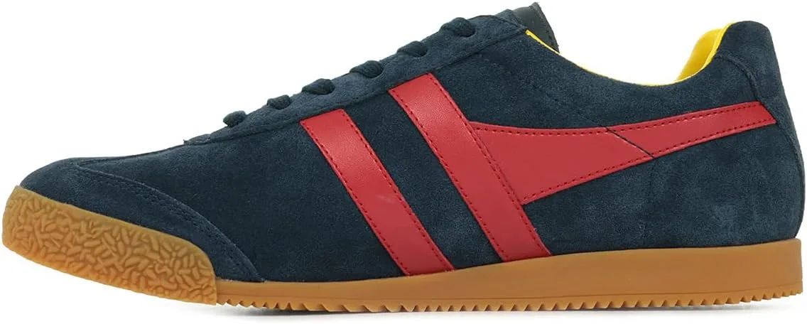 Кроссовки Gola Harrier Suede CMA192IE, красный/темно-синий — фото 4