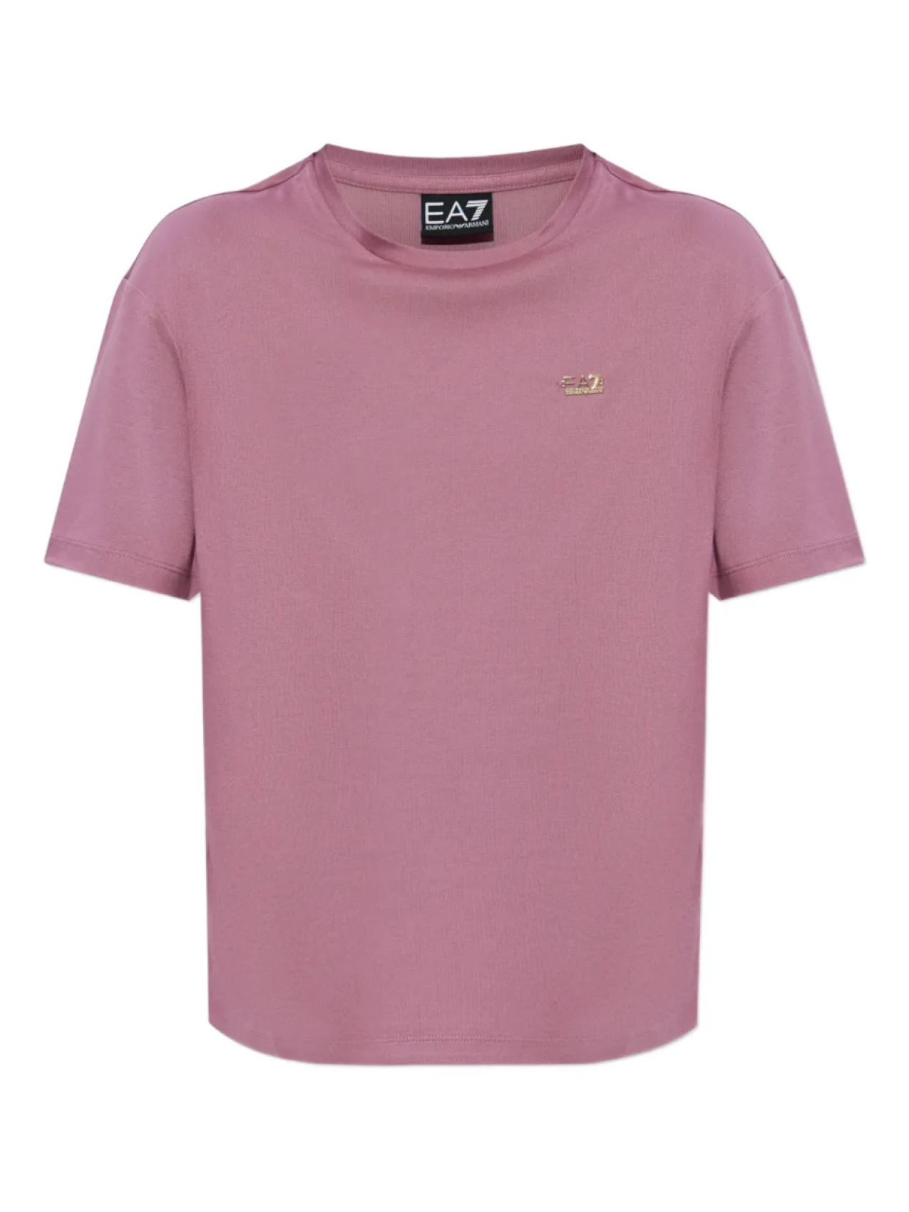 

Футболка с логотипом Ea7 Emporio Armani, розовый