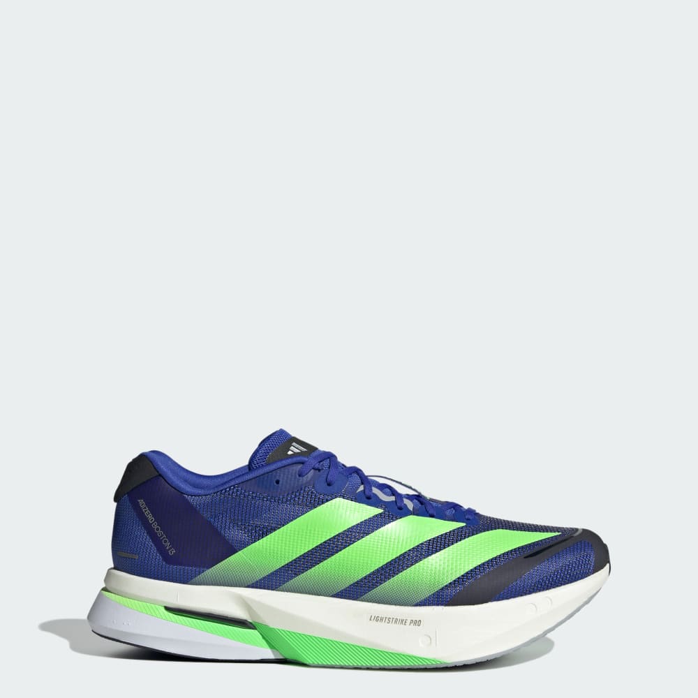 

Кроссовки Adidas Adizero Boston 13 Shoes, цвет Lucid Blue/Lime Burst/Core Black