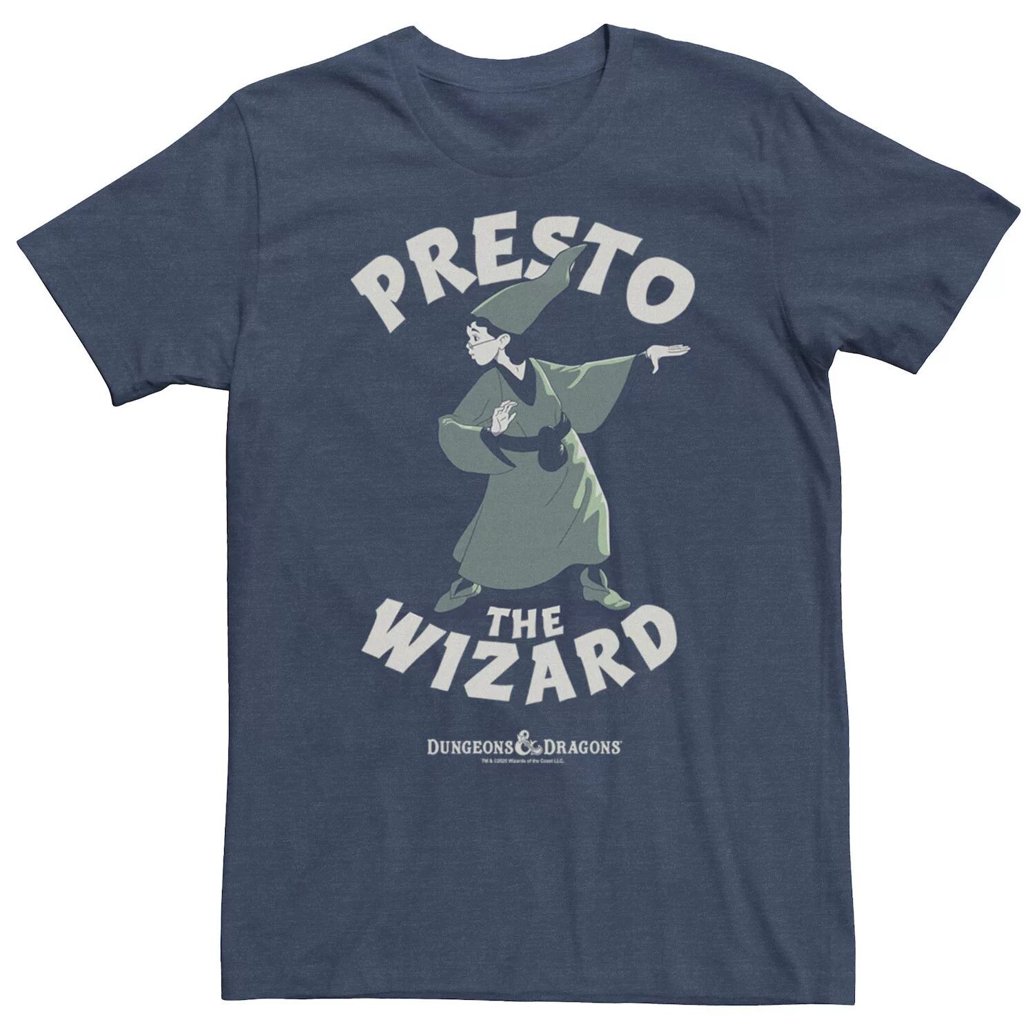 

Мужская футболка Dungeons & Dragons Presto The Wizard Licensed Character