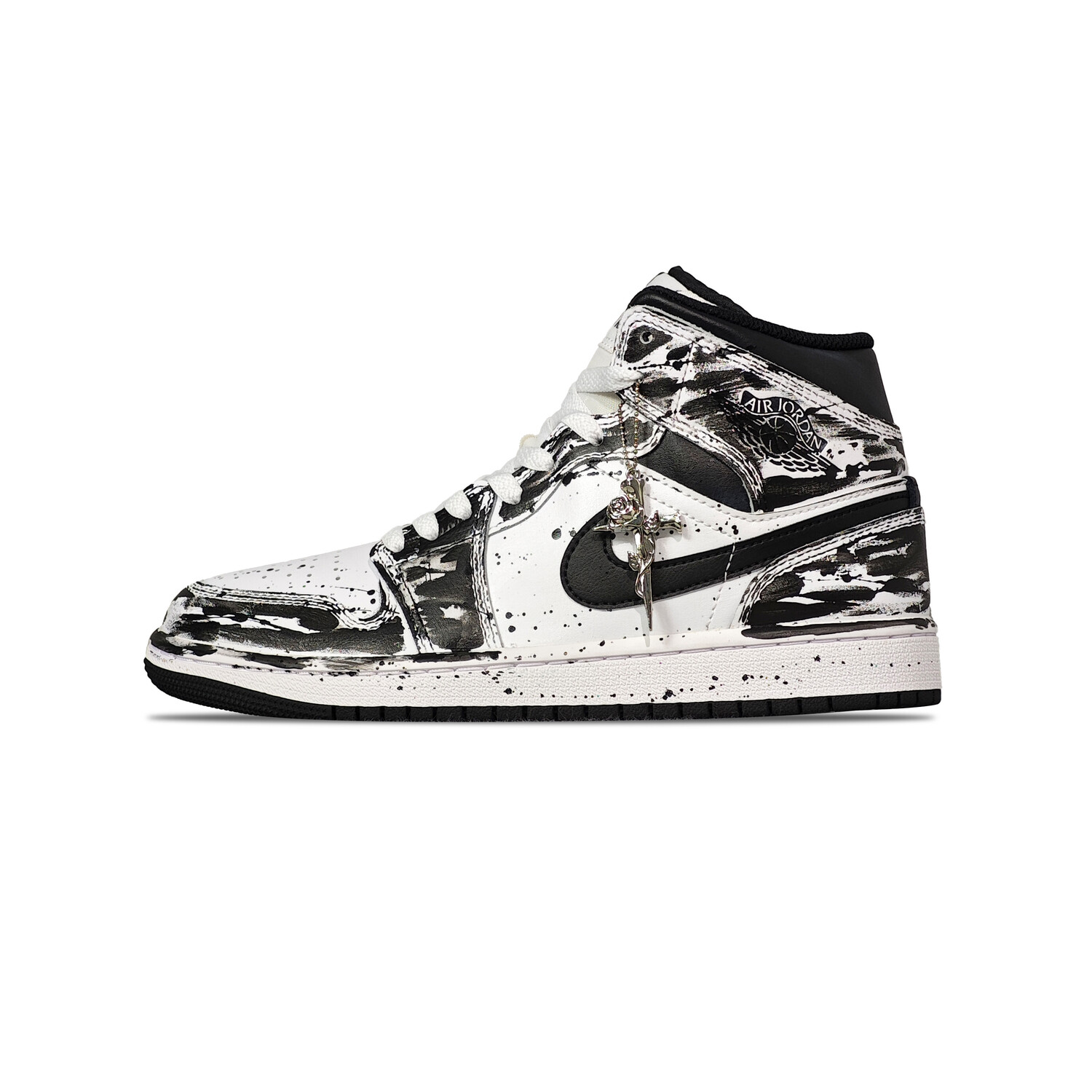 

Баскетбольные кроссовки Air 1 Vintage Men High-Top Black/White Jordan