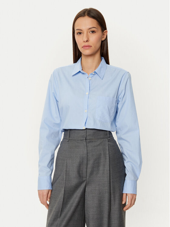 

Рубашка loose fit 841125-11 Gap, синий