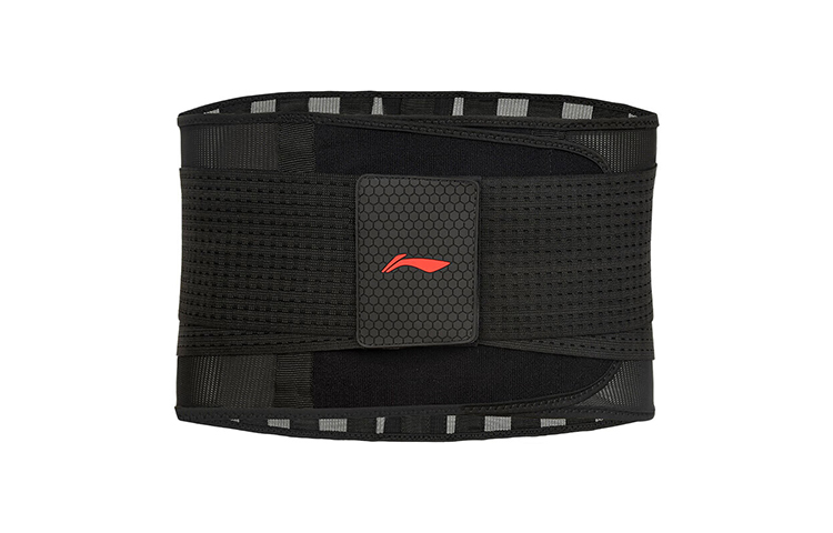 

Бандаж для спины polyester спортивный, для тренировок взрослый защитный LINING, черный