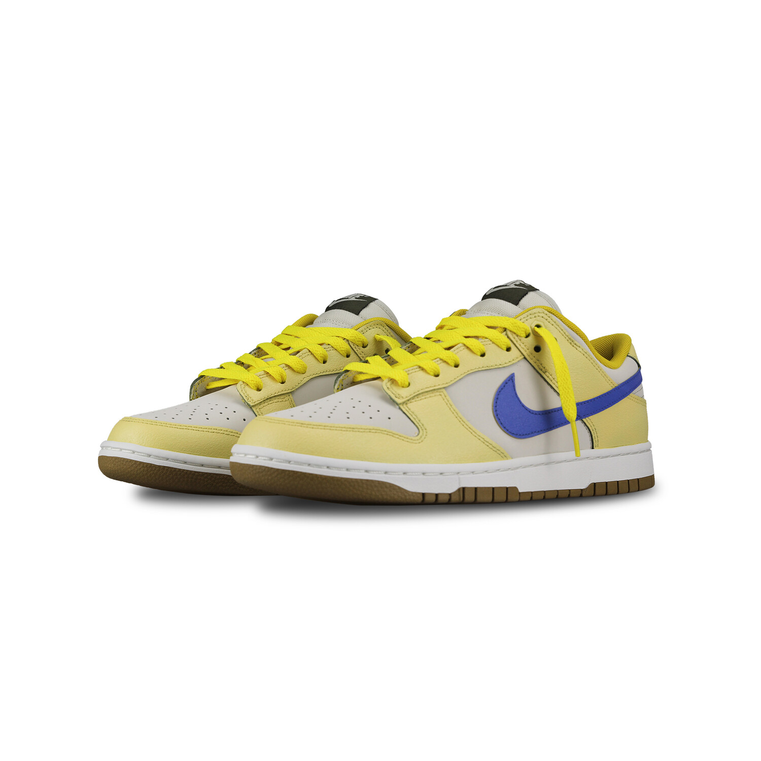 

Кроссовки Nike Dunk Skateboarding Shoes Unisex Low-top Yellow-blue-gray, цвет Canary