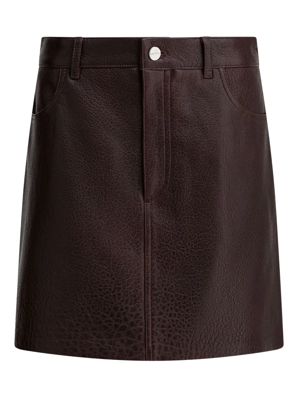 

Кожаная юбка мини Lilou с закругленным карманом Ivy Oak, красный