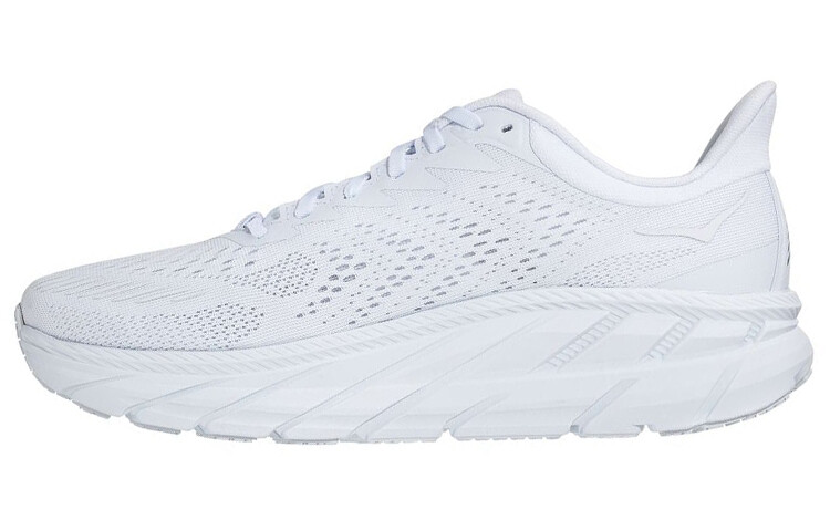 

Кроссовки мужские Clifton 7 с низким верхом белого цвета Hoka One One, Белый, Кроссовки мужские Clifton 7 с низким верхом белого цвета Hoka One One