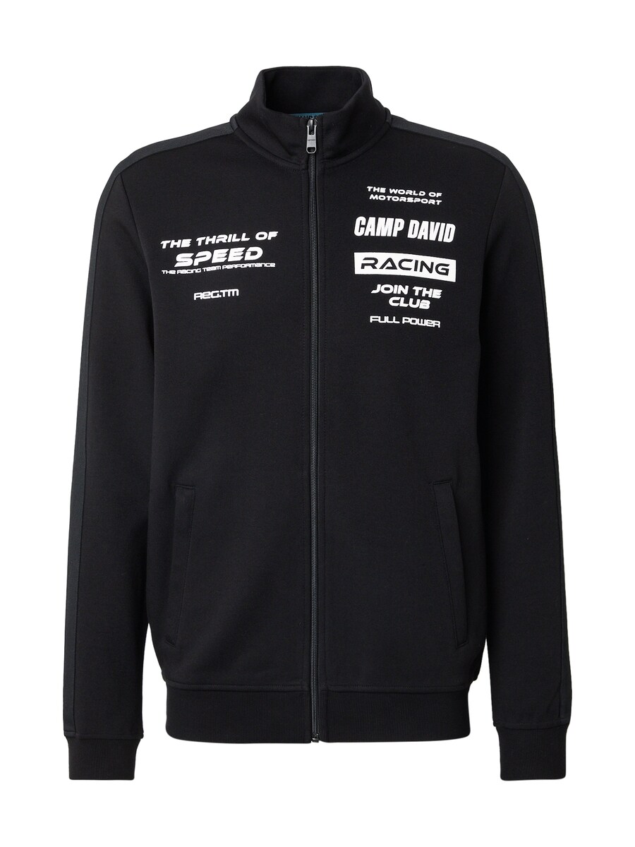 

Худи с капюшоном на молнии CAMP DAVID, Black