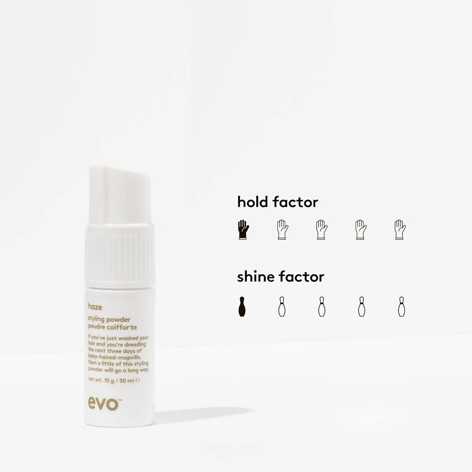 Пудра-спрей для укладки волос «Haze Styling Powder» от EVO, 50 мл/10 г Evo — фото 4