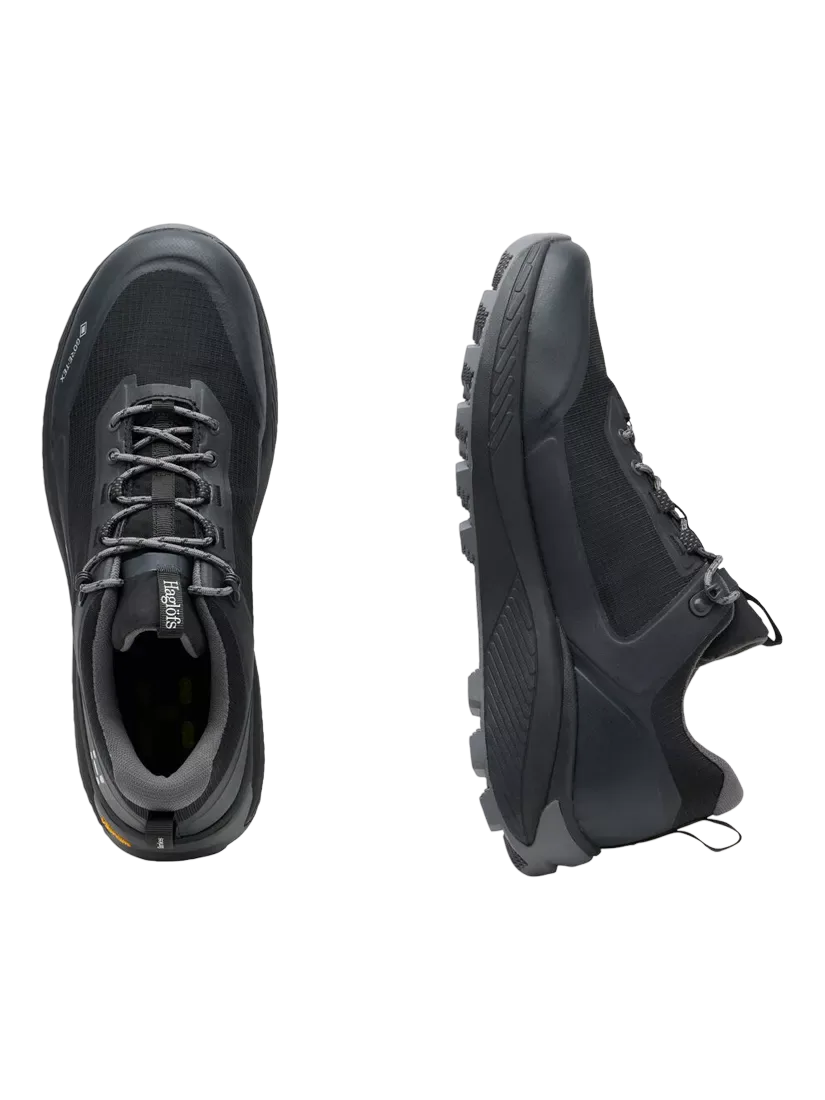 Мужские низкие походные кроссовки LIM Horizon Hike GTX, цвет черный/магнетит Haglöfs — фото 3