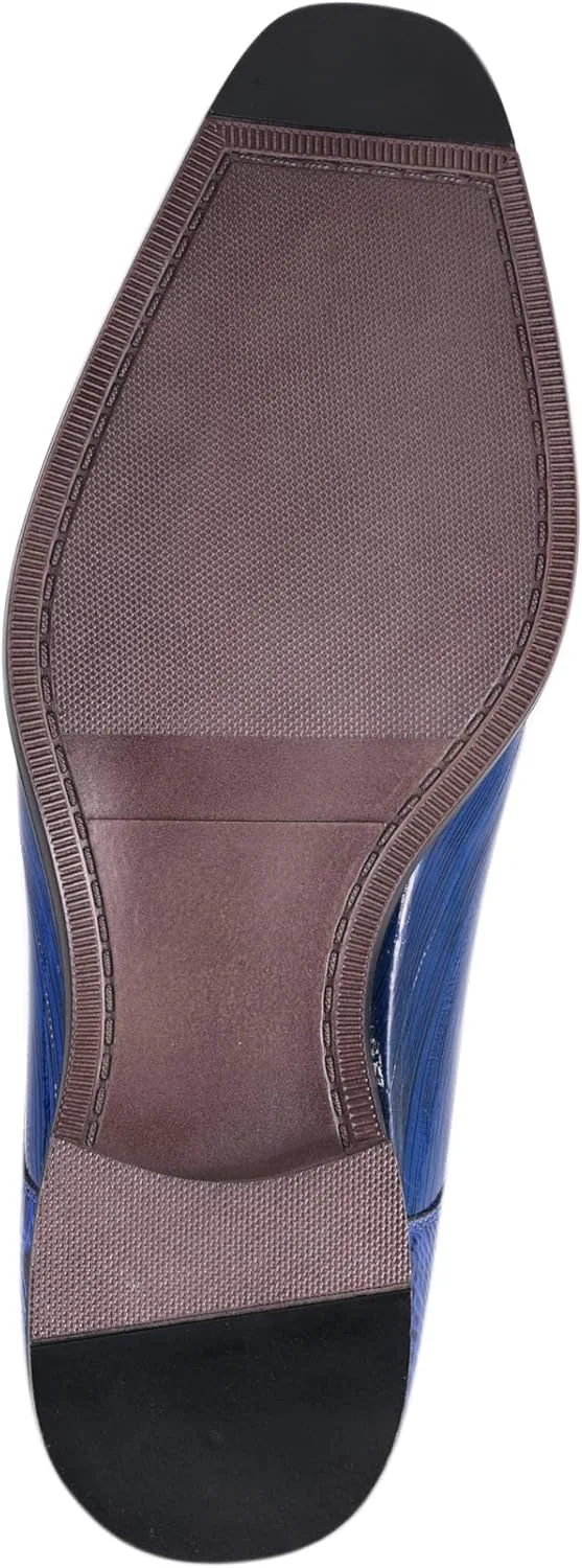 

Amali Harvey Fashion Мужская обувь Оксфорды с экзотической кожей крокодила с шнуровкой для мужчин, синий