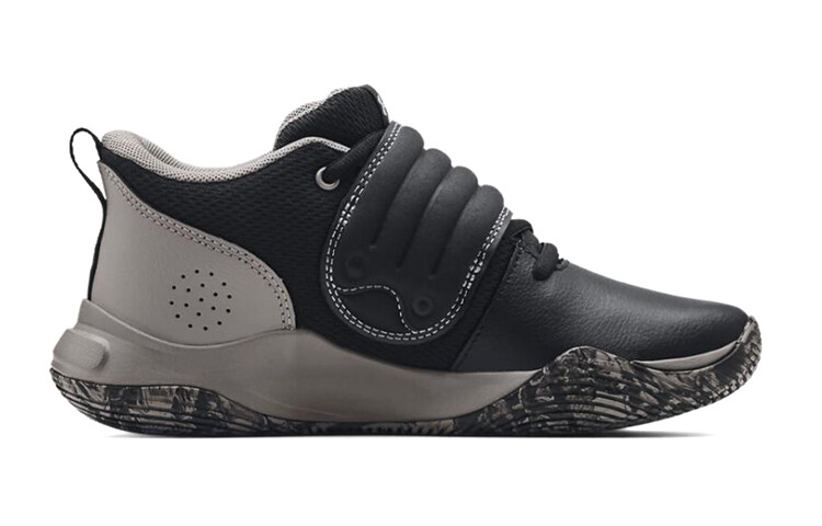 Детские баскетбольные кроссовки GS Low-top Black/Grey Under Armour — фото 2