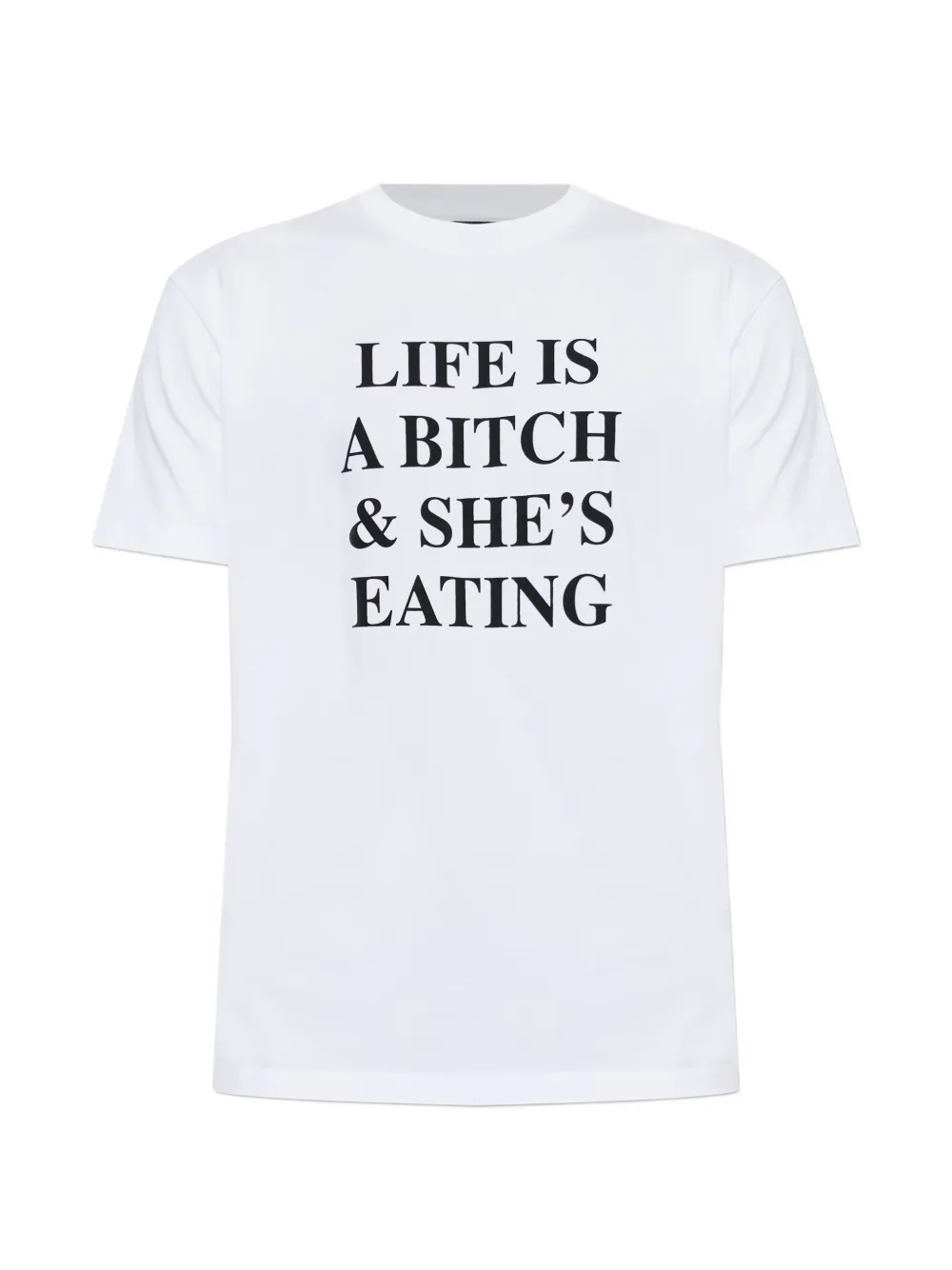 

Футболка с принтом логотипа Dsquared2, белый