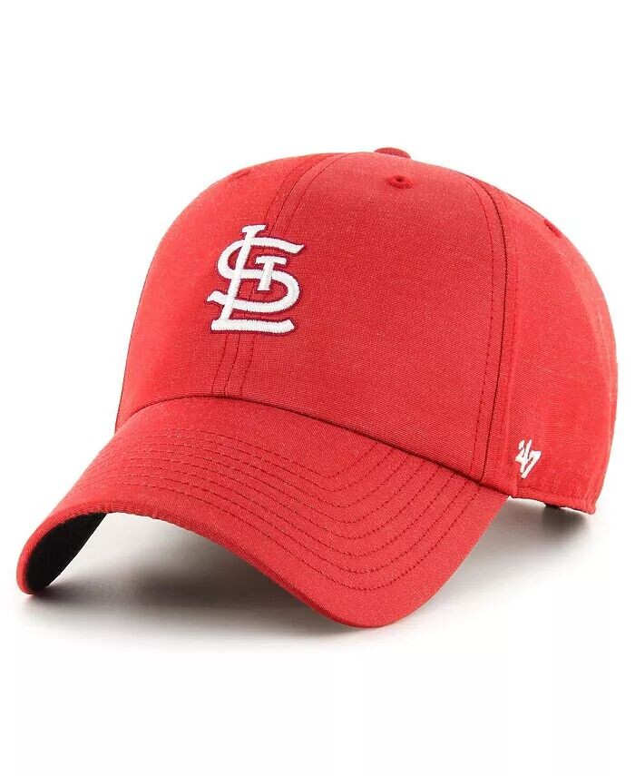 

Мужская красная регулируемая кепка St. Louis Cardinals Oxford Tech Clean Up '47 Brand